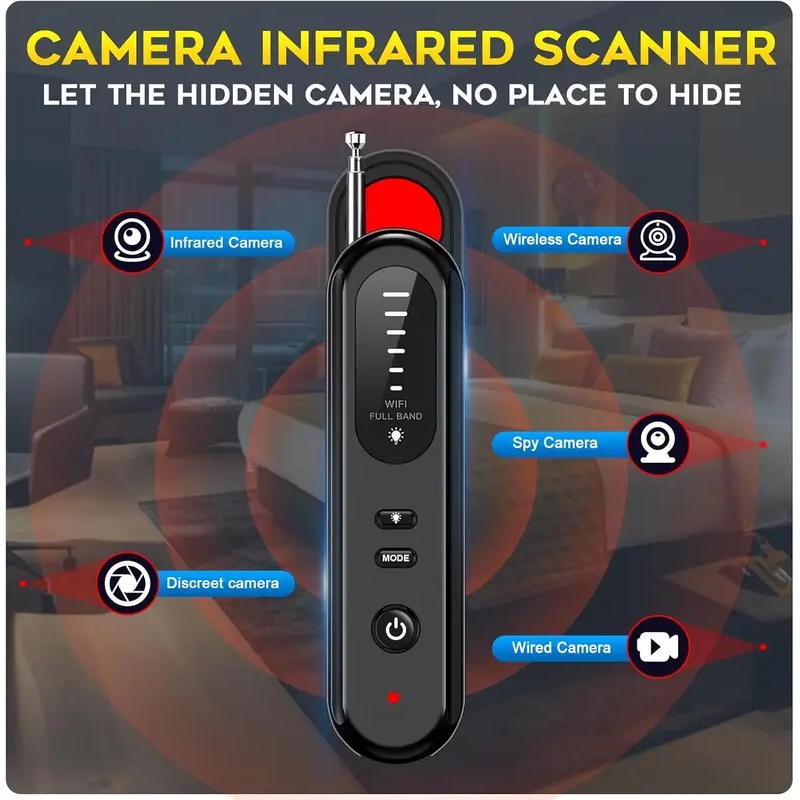Detector de Cámaras Ocultas 20 - Heavy Equipment Gps Tracker reseña y precio