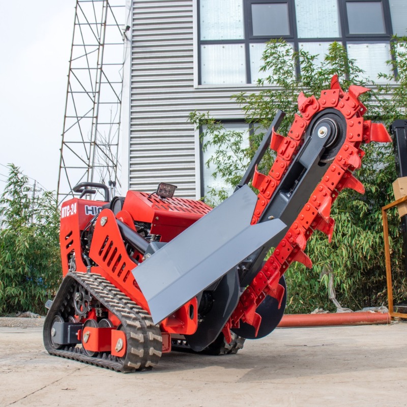 Zanjadora de orugas de goma, m - Trencher Machine Small reseña y precio
