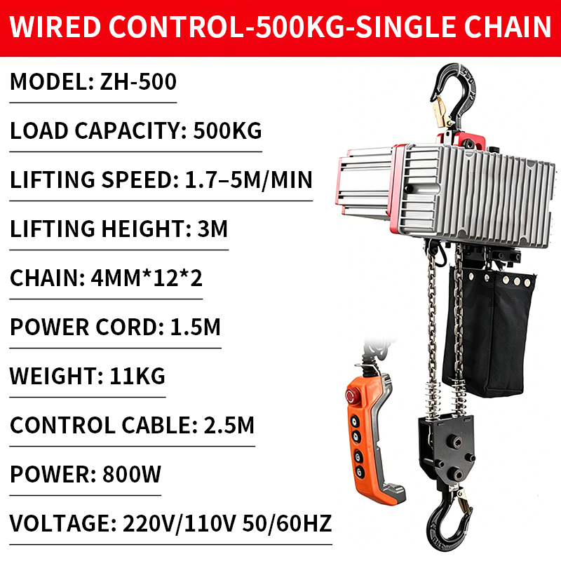 Mini Polipasto Compacto con Mo - Electric Chain Hoist reseña y precio