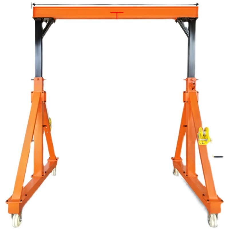 Grúa pórtico móvil pequeña con - Electric Chain Hoist reseña y precio