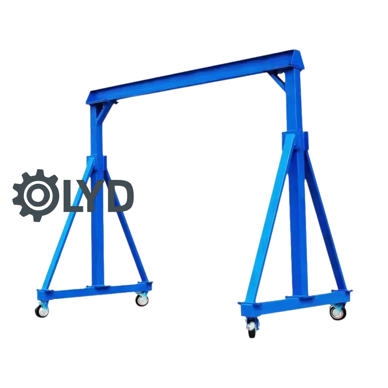Grúa pórtico móvil pequeña con - Electric Chain Hoist reseña y precio