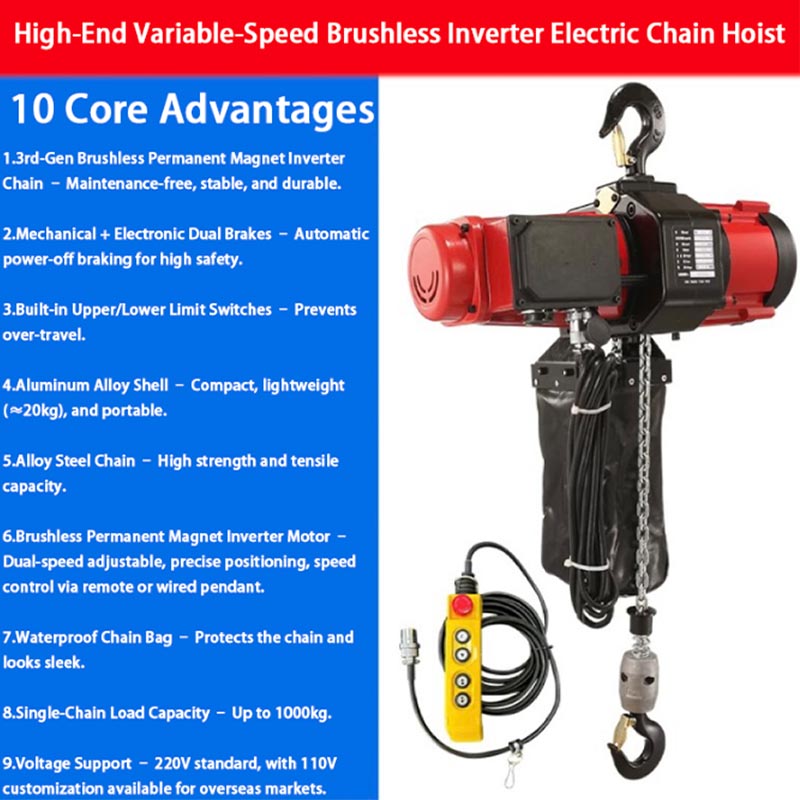 Polipasto Eléctrico de Cadena  - Electric Chain Hoist reseña y precio