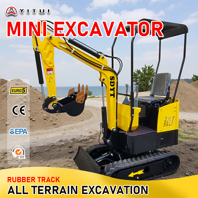 Excavadora de orugas hidráulic - Trencher Machine Small reseña y precio